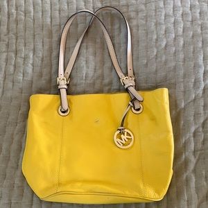 Michael Kors Yellow Handbag